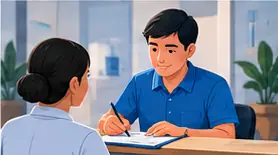 Atendimento para organização de informações familiares